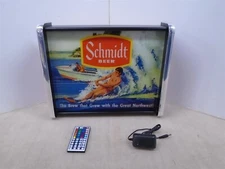 Schmidt Beer water skier Scene LED Display light sign box