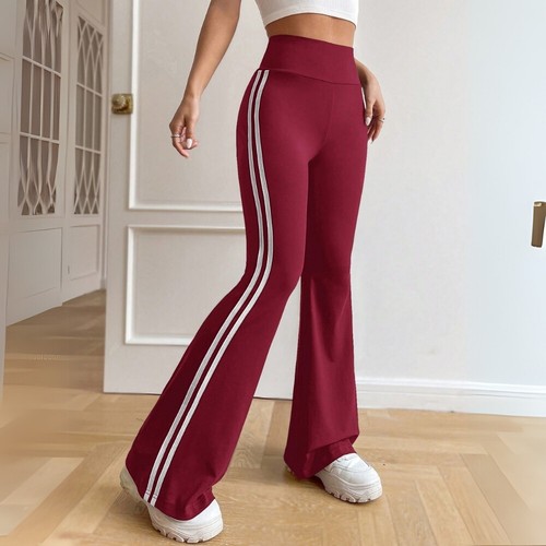 Womens High Waist Flare Leggings Pockets Bootcut Yoga Pants Gym Sports Trousers - Picture 25 of 63
