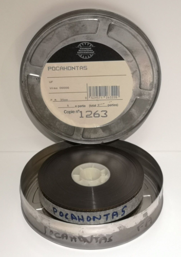 Pocahontas 35mm Film Cell Trailer Cinema Animation Disney Cartoon Movie Cel Case - Foto 1 di 16