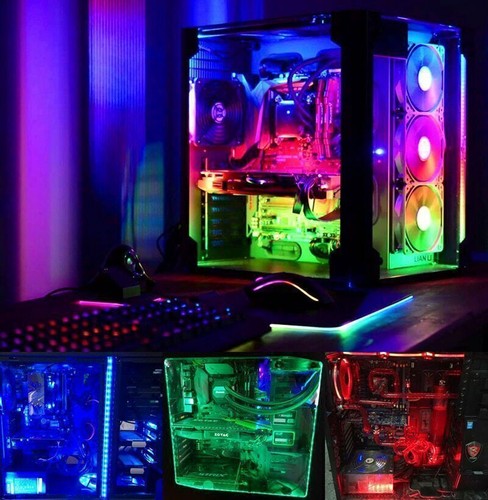 LED Strip Light for pc case 5050 SMD Flexible 12V Background PC Computer Case - Picture 4 of 21