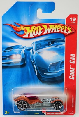 Hot Wheels Dieselboy Code Car Series #K7654 New NRFP 2006 Brown 1:64