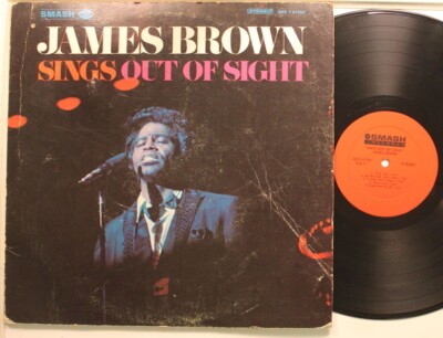 James Brown Lp Sings Out Of Sight On Smash - Vg+ / Vg+ (Hole Punch)