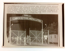 1975 Istanbul Turkey US Military Base Pirinclik Turkish Soldiers VTG Wire Photo