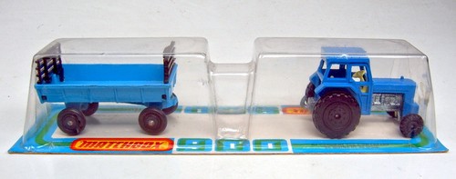 Caja de cerillas rara francesa Two-Pack 11 Tractor & Trailer - Imagen 2 de 4