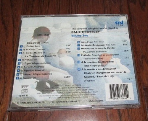 MAURICE RAVEL - Komplette Solo Klavierwerke Band 2 CD Paul Crossley - Bild 3 von 3