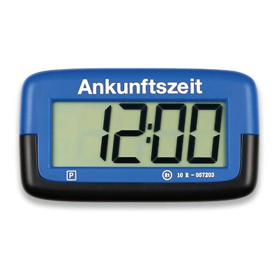 PARK MICRO ELEKTRONISCHE PARKSCHEIBE AUTOMATISCHE PARKUHR BLAU -  KBA ZULASSUNG