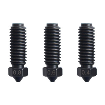 Hardened Steel Nozzle For Anycubic Kobra 3 0.4mm 0.6mm 0.8mm 3D Printer Part