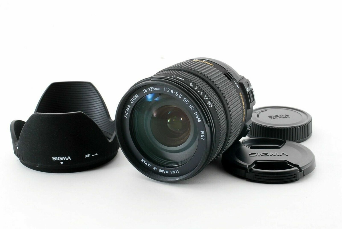 Sigma 18-125mm f/3.5-5.6 AF DC OS HSM Lens f. Nikon digital