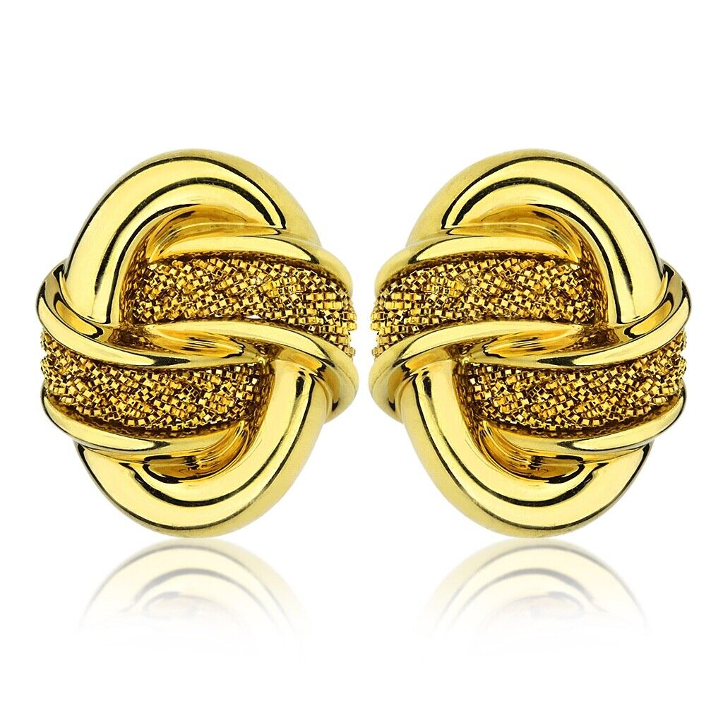 Yuri Ichihashi 18K Yellow Gold Woven Earrings GE-… - image 3