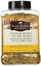  Steak Seasoning Farmer Brothers (No MSG Added) 1.75 LB # 141420 top quality