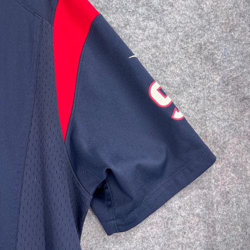Nike J.J. Watt Houston Texans Jersey Mens XXL Blue NFL Football Distressed - 第 11/17 張圖片