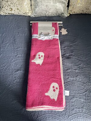 Cupcakes and Cashmere 50 x 70 HOT PINK GHOST BLANKET TJ Maxx/Home Goods