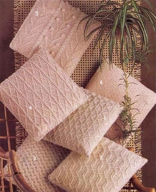 Aran cushion knitting clearance patterns
