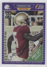 2021 Leaf Pro Set Metal Purple Rainbow 43/50 Tamorrion Terry #86 hn8