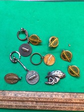9 Vintage Goodyear Tire Rubber Co. Blimp Key Chain Pins Etc 9 Vintage Goodyear Tire Rubber Co. Blimp Key Chain Pins Etc