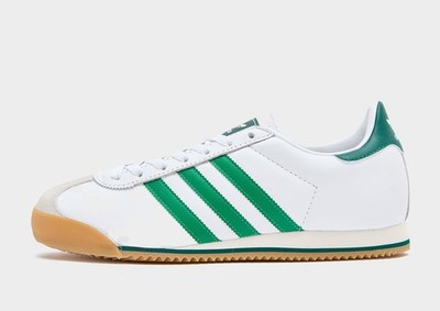 Original Adidas Originals Kick 74  ( Herren Größe: UK 9 EUR 43,5 ) Weiß / Grün