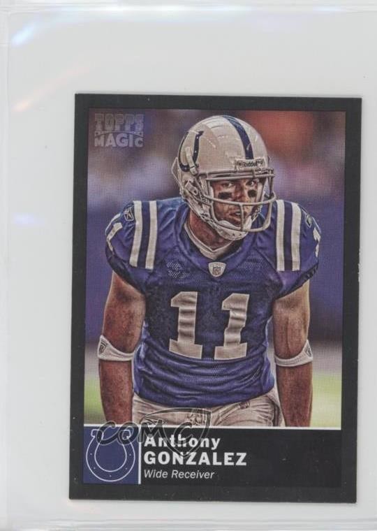 2010 Topps Magic Mini Black Anthony Gonzalez #142 4r2