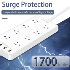 ⚡⚡⚡Soonye Smart USB Surge Protector Power Strip⚡⚡