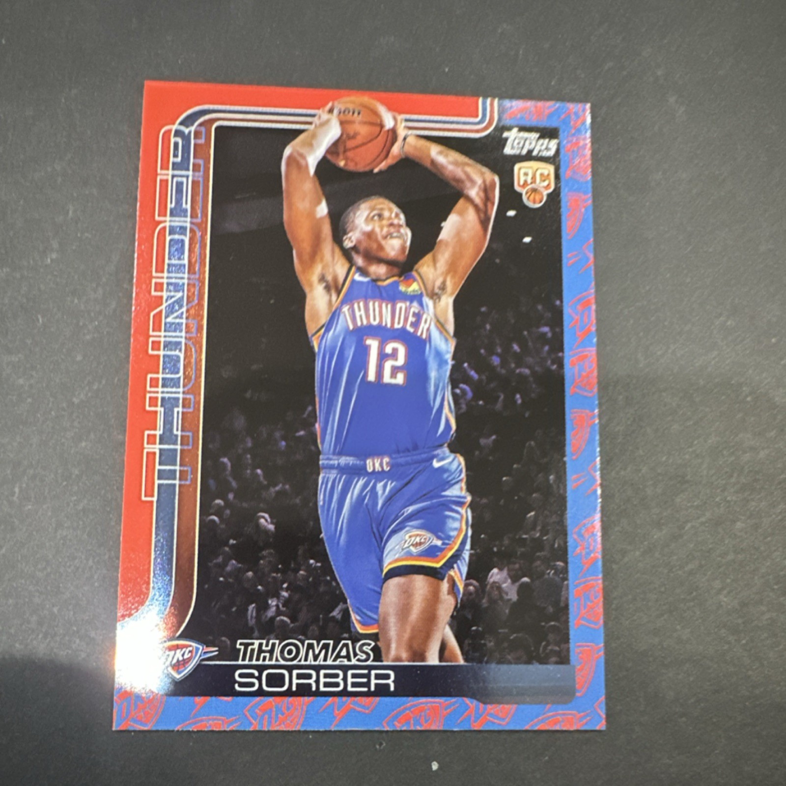 Thomas Sorber 2025-26 Topps #215 Rookie - Team Color Border