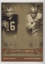 2006 Donruss Classics Classic Combos /500 Fred Biletnikoff Jim Plunkett HOF 4ib