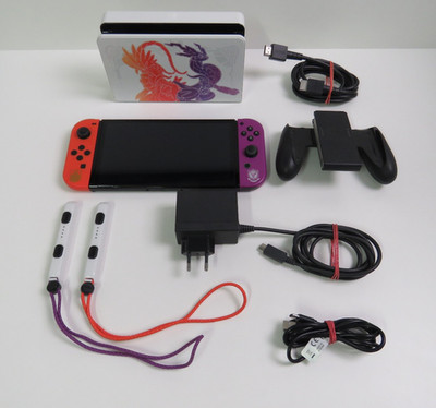 Nintendo Switch OLED Konsole - Pokemon Karmesin & Purpur Special Edition