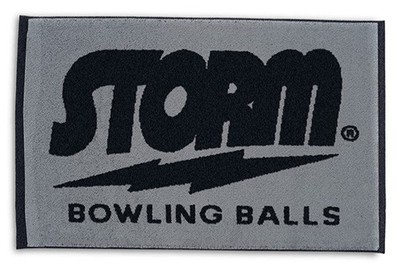 Storm Woven Bowling Towel Schwarz Grau