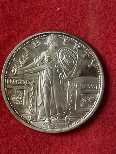 1 oz Standing Liberty Silver Round .999 fine Silver Bullion 1 Troy Ounce