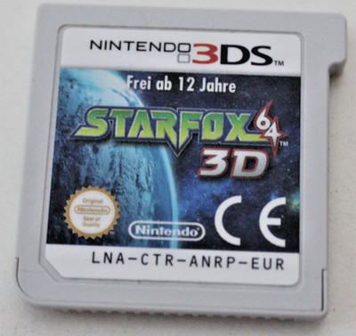 Starfox 64 3D - Nintendo 3ds - Nur Modul - 2.11 1826 S10