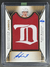 2017-18 UD Black Diamond Evgeny Svechnikov Auto Rookie Team Logo Jumbos /99