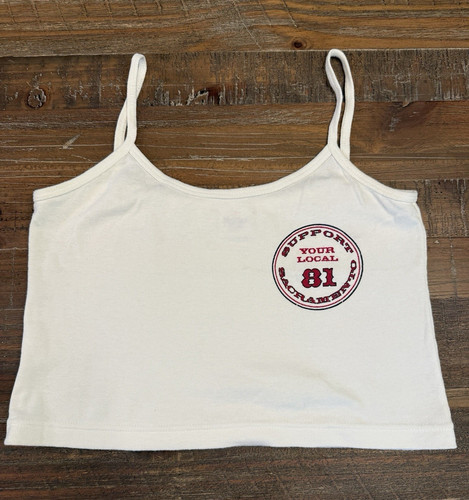 Vintage HELLS ANGELS SAC 81 support crop tank