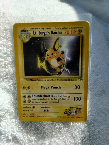 Lt. Surge's Raichu — Gym Heroes