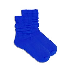 Royal Blue Slouch Socks Color: Royal Blue, Size: Medium