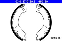 Bremsbackensatz Feststellbremse ATE 03.0137-0169.2 FüR Volvo 740 240 940 760 260