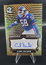 2021 Panini Chronicles - Invincible Autographs Carl Banks #INV-CBA (AU)