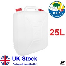 PLS 25 Litre Jerry Can Water Storage Petrol Diesel Fuel Container Spout Camping