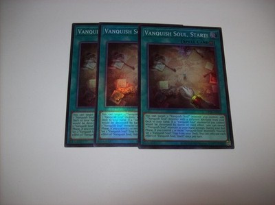 x3 YuGiOh Vanquish Soul Start OP30-EN012 Super Rare Playset NM Free Shipping