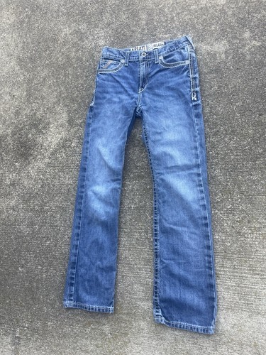 Ariat B4 Relaxed Fit Bootcut Denim Boys Size 14 (27x31) Western Cowboy Jeans USA - Picture 9 of 16