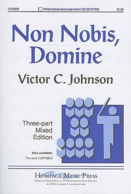 Non Nobis, Domine: Three-Part Mixed Edition (Latin) Paperback Book