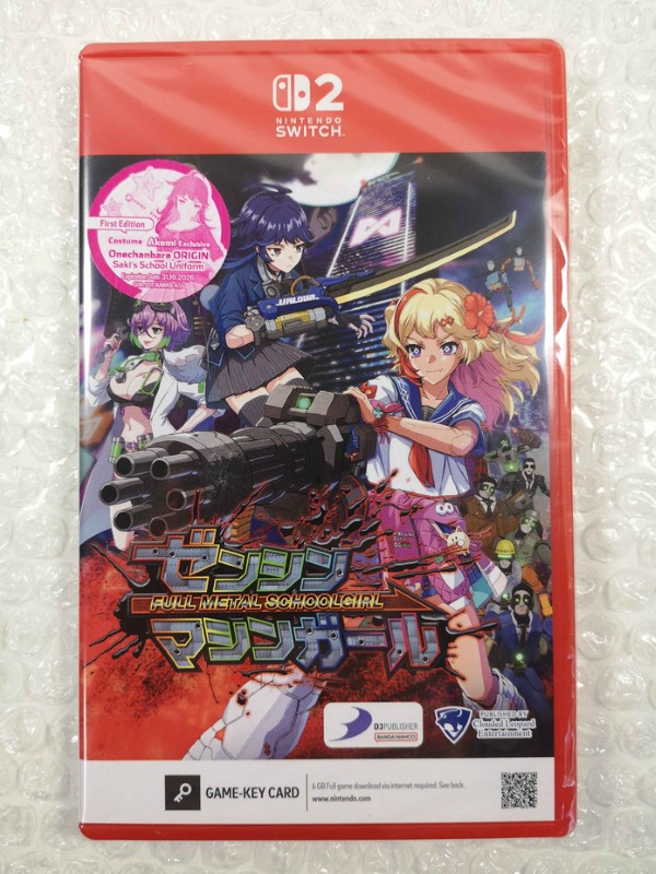 FULL METAL SCHOOLGIRL SWITCH 2 ASIAN NEW (GAME-KEY CARD) (GAME IN ENGLISH)