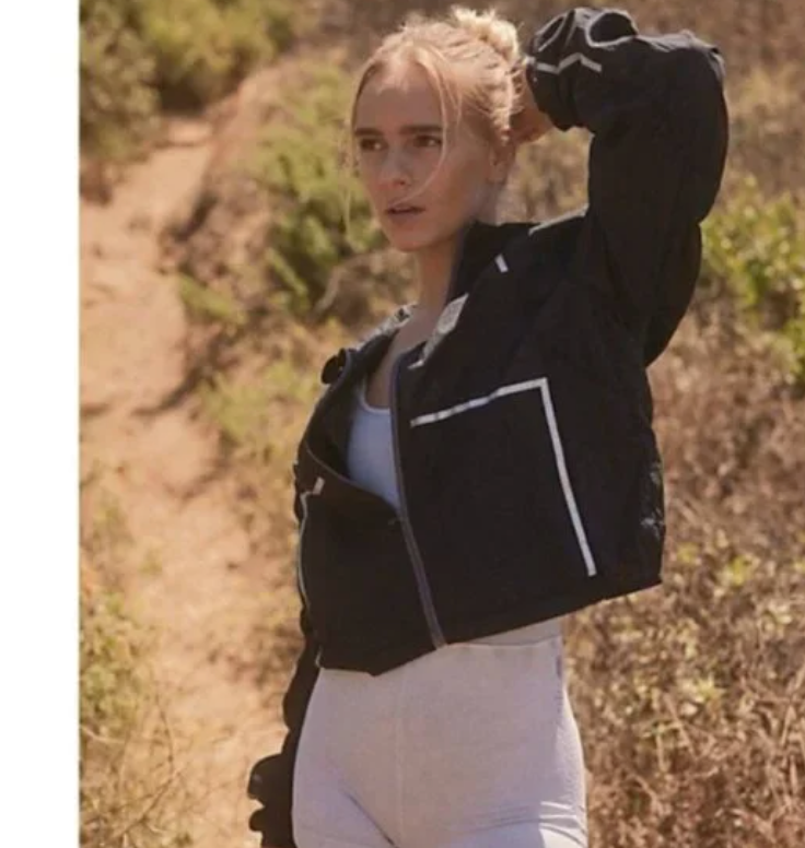 Free People Movement Great Escape Black Windbreaker Jacket NWT Size XS