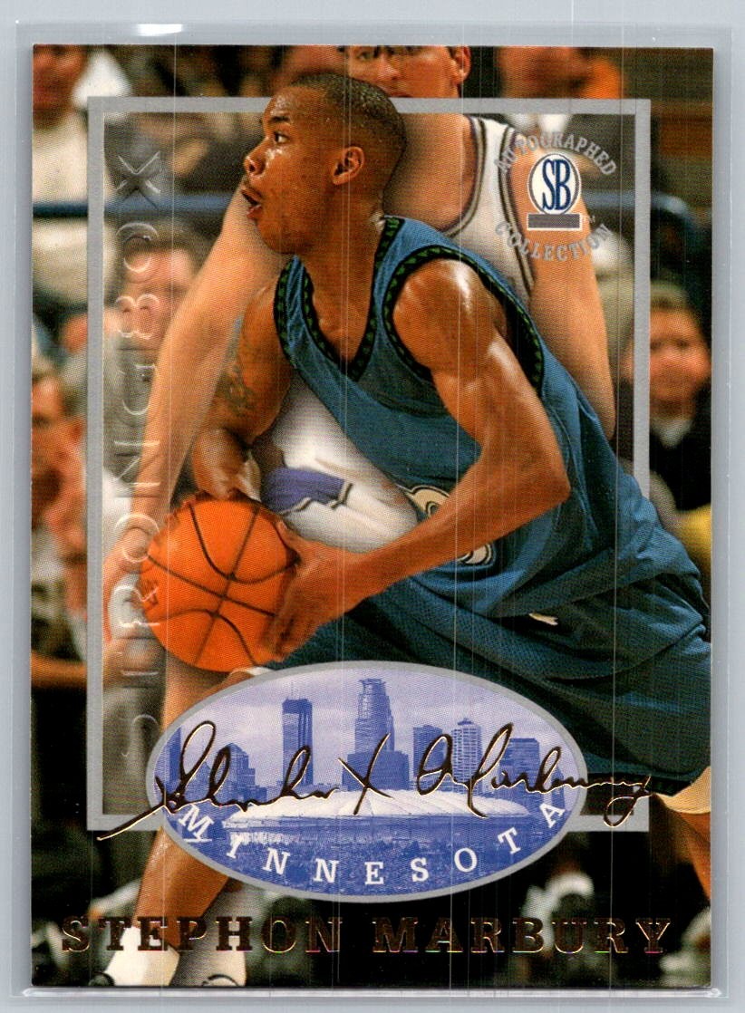 1997-98 Score Board Autographed Collection Strongbox #9 Stephon