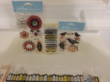 Jolee's Boutique Halloween Scrapbooking Embellishments Lot Die-Cuts Washi Tape