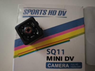 SQ11 Mini Kamera Full HD 1080p   kompakt, mit Zubehör, sofort einsatzbereit