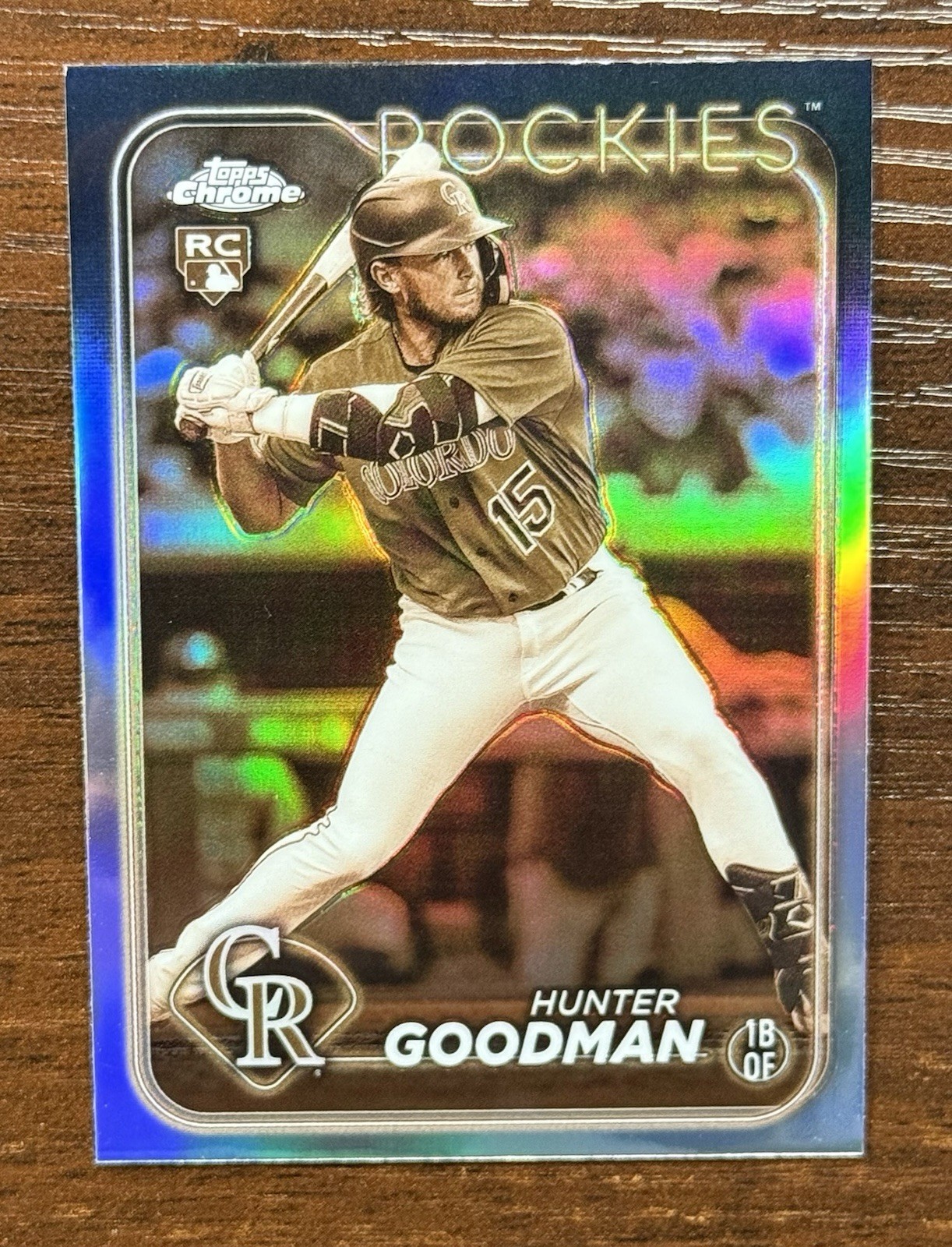 2024 Topps Chrome #99 Hunter Goodman Sepia Refractors