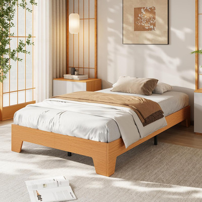Twin XL Platform Bed Frame - Sturdy, Minimalist, Easy Assembly