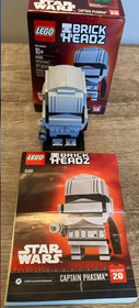 Lego 41486 Captain Phasma Star Wars Brickheadz Disney 100% Complete with Box