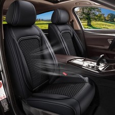 Car Seat Covers Front Seats for Ford Taurus 2002-2019 - Cooling Ice Silk Leat...