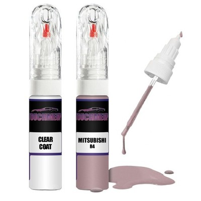 Lackstift für MITSUBISHI MAXFACTOR PINK R4 + Klarlack Pinsel Kratzer Fix Kit