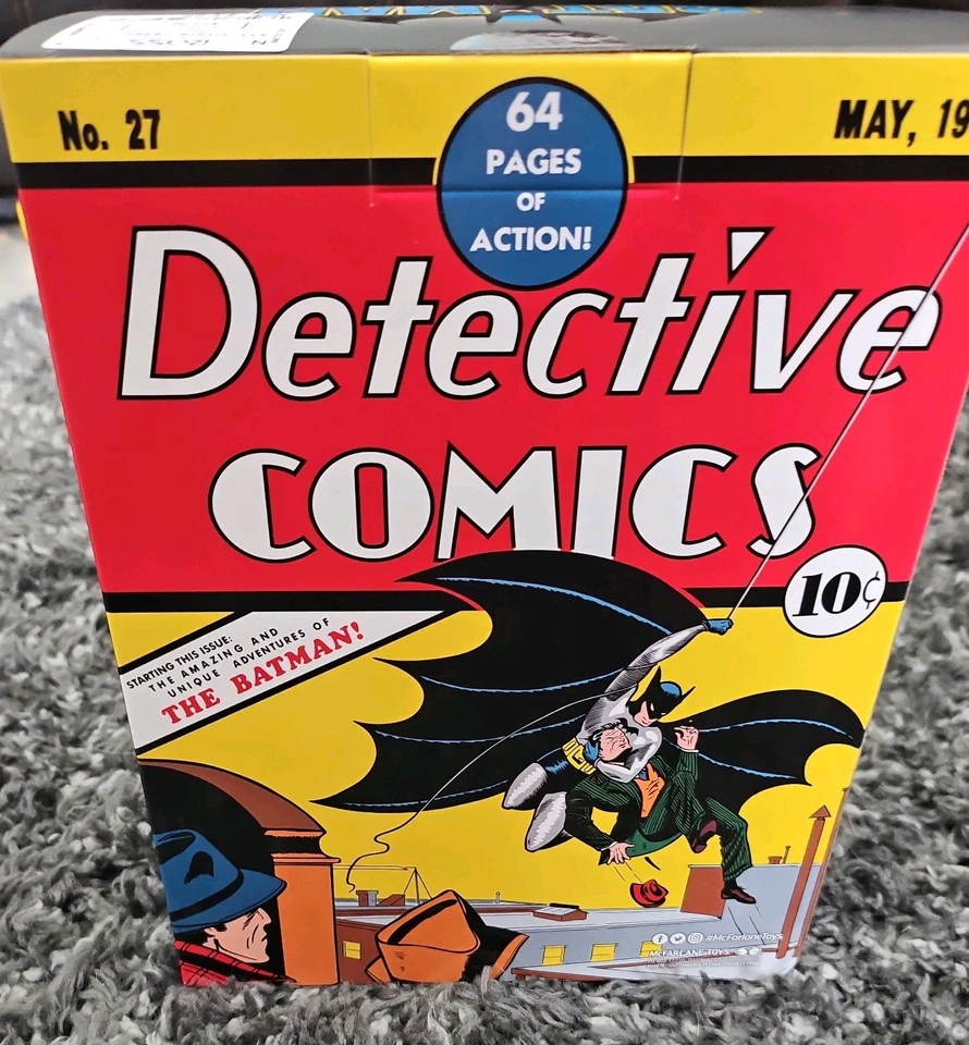 Réplica de utilería directa de DC Batman Detective Comics #27 primera aparición capucha escala 1:3 Foto 2 de 4