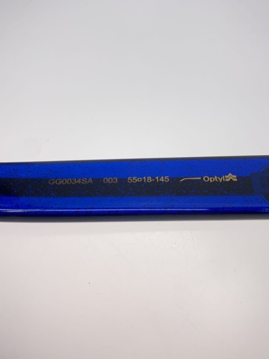 GUCCI Alessandro Michele Square Sunglasses Wellington Plastic BRW BRW Mens GG003 thumbnail 5